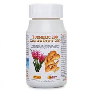 Turmeric 200 Ginger Root 200   60 Capsules   7592152