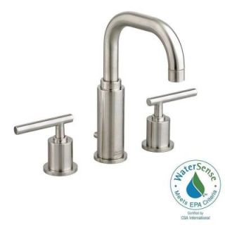American Standard Serin 8 in. Widespread 2 Handle Bathroom Faucet in Satin Nickel 2064.831.295
