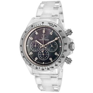 ToyWatch Womens 8001BKP Clear Chronograph Watch   16449163