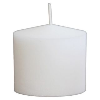 10 Hour Unscented Votive Candles   White (72 Count)