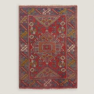 41x67 Vintage Multicolor Geometric Turkish Area Rug