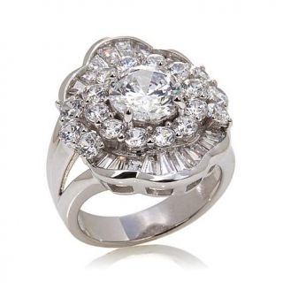 Victoria Wieck 4.08ct Absolute™ Round Framed "Floral" Ring   7524575