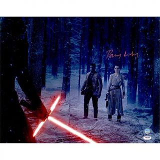 Daisy Ridley Rey in Forest with Kylo Ren and Finn 16" x 20" Signed Poster   8096327