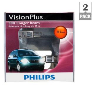 Philips Visionplus 12258/H1 Headlight Bulb (2 Pack) 12258VPS2