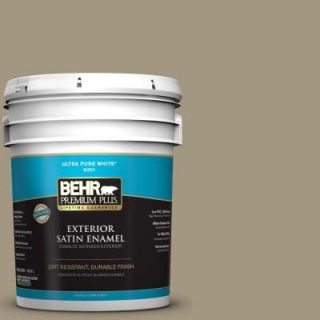 BEHR Premium Plus 5 gal. #N330 5 Livingston Satin Enamel Exterior Paint 940005