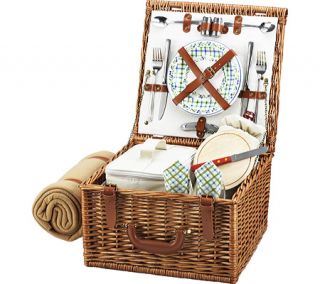 Picnic at Ascot Cheshire Basket for Two with Blanket   Wicker/Gazebo