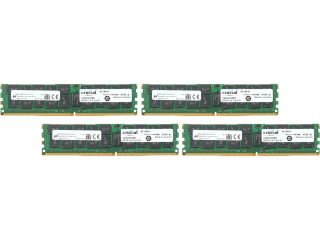 Crucial 128GB (4 x 32GB) 288 Pin DDR4 SDRAM ECC DDR4 2133 (PC4 17000) Server Memory Model CT4K32G4LFQ4213