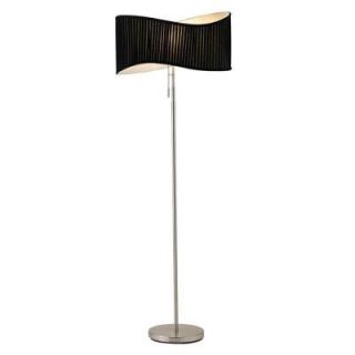 Adesso Symphony 63 in. Satin Steel Floor Lamp 3606 22