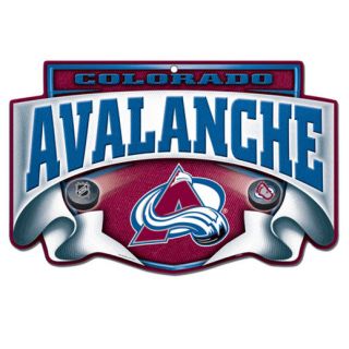 WinCraft Colorado Avalanche 11 x 17 Wood Scroll Sign