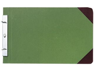 Wilson Jones 278 32 Canvas Sectional Post Binder, 8 1/2 x 14, 4 1/4 Center, Green