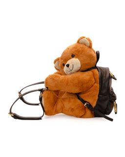 Moschino Teddy Bear Leather Backpack