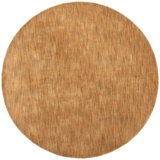 Hand tufted Fusion Brown Wool Rug (6 Round)   13625676  