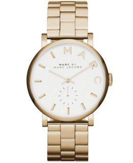 Marc by Marc Jacobs Watch, Womens Baker Gold Tone Stainless Steel