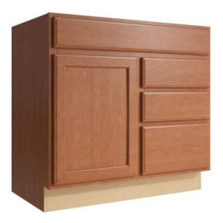 Cardell Stig 36 in. W x 34 in. H Vanity Cabinet Only in Caramel VCD362134DR3.AD5M7.C68M