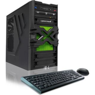 CybertronPC Patriot HBX Desktop PC with AMD A4 6300 Dual Core Processor, 16GB Memory, 1TB Hard Drive + 8GB SSD and Windows 10 (Monitor Not Included)