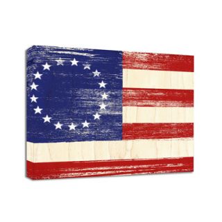 Vintage Flag I Graphic Art on Wrapped Canvas by PTM Images