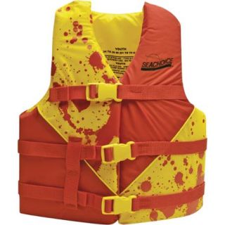 Seachoice Deluxe Type III Red/Yellow Life Vest