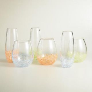 Confetti Stemless Glassware