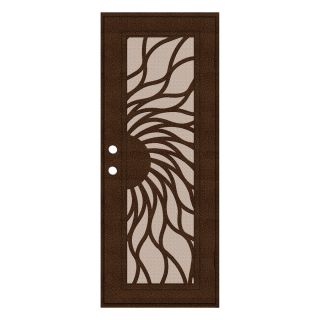 TITAN Sunfire Powder Coat Copperclad Aluminum Surface Mount Single Security Door (Common: 30 in x 80 in; Actual: 32.5 in x 81.563 in)