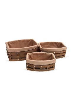 Havana Collection Curved Baskets (Set of 3) by Neu Home