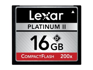 Lexar Media Platinum II LCF16GBSBNA200 16 GB CompactFlash (CF) Card   1 Card
