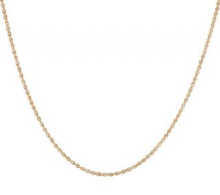 VicenzaGold 20 Rope Chain Necklace 14K, 1.5g —