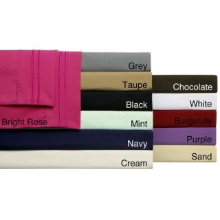Luxury Soft Embroidered Wrinkle free 4 piece Sheet Set
