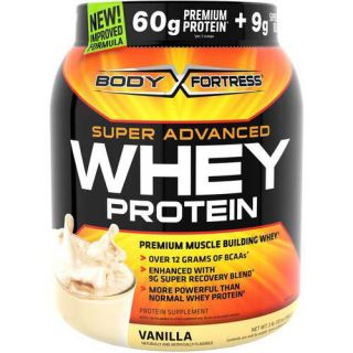 Body Fortress Super Advanced Whey Protein Powder, Vanilla, 2 lbs