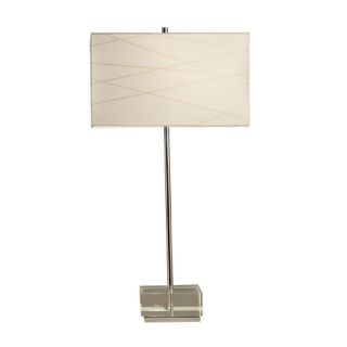 Criss Cross 28 H Table Lamp with Drum Shade