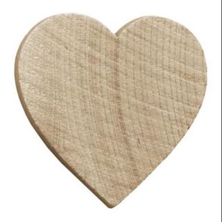 Wood Turning Shapes Heart 1/2" 12/Pkg