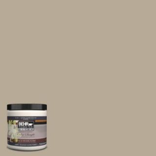 BEHR Premium Plus Ultra 8 oz. #N310 4 Desert Khaki Interior/Exterior Paint Sample UL20416