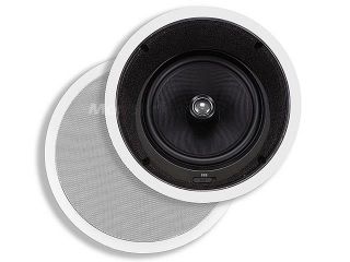 8 Inches Kevlar In Ceiling Speakers (Pair)   w/ 15 Degree Angled Woofer