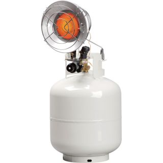 Mr. Heater Tank-Top Propane Heater — Single Burner, 15,000 BTU, Model# SRC15T  Propane Portable Heaters