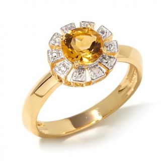 Technibond® Diamond Accent Round Gemstone Ring   8043983