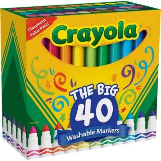 Crayola 40 Count Ultra Clean Markers