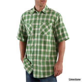 Carhartt Short Sleeve Lightweight Plaid Shirt (Style #S256) 445915