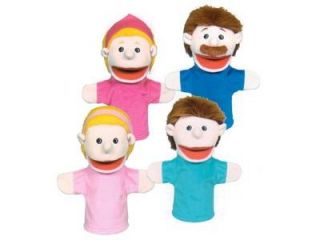 Get Ready 350 Caucasian family puppet set  10 inch