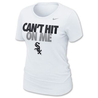 Womens Nike Chicago White Sox MLB Cant Hit On Me T Shirt   27506CWS