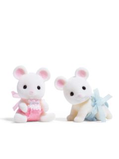 Milky Mouse Twins & Family Set by Calico Critters