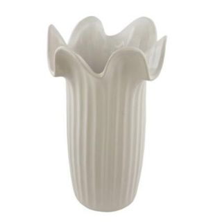White Sienna Vase