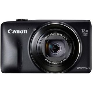 Canon PowerShot SX600 HS 16.0 Megapixel Digital Camera (Black)