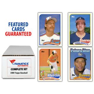 1989 Topps Baseball Complete Set of 792 Cards