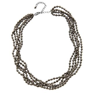 Sterling Silver 20 inch Pyrite Necklace   Shopping   The