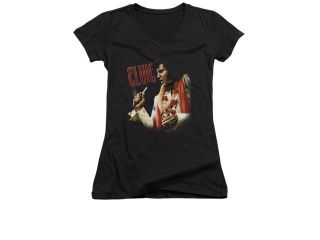 Elvis Presley Soulful Juniors V Neck Shirt