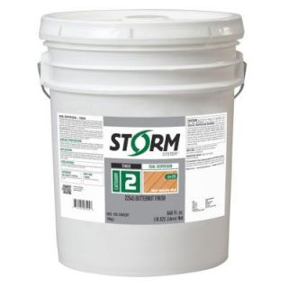 Storm System Category 2 5 gal. Butternut Toned Exterior Semi Transparent Dual Dispersion Wood Finish 22545XX 5