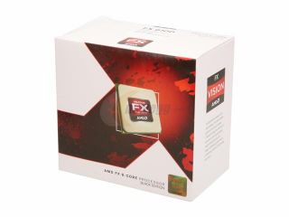 AMD FX 6100 Zambezi 6 Core 3.3 GHz Socket AM3+ 95W FD6100WMGUSBX Desktop Processor