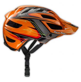 Troy Lee Designs A1 Helmet   Turbo Orange 2014