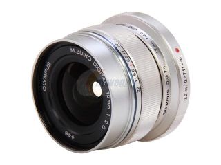 OLYMPUS V311020SU000 Compact ILC Lenses M. Zuiko Digital ED 12mm f2.0 Lens Silver