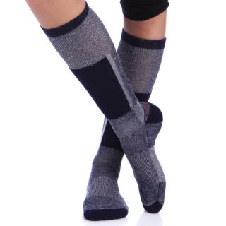 Smart Socks Navy Merino Wool Cushioned Ski Socks (Pack of 3