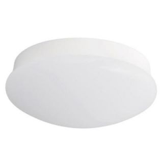 Commercial Electric 11 in. White LED Easy Light Flushmount 54652143